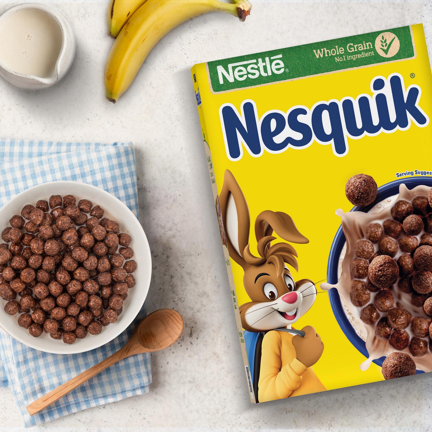 Nestle Nesquik chocolate cereal 375g pack , imported from the UK