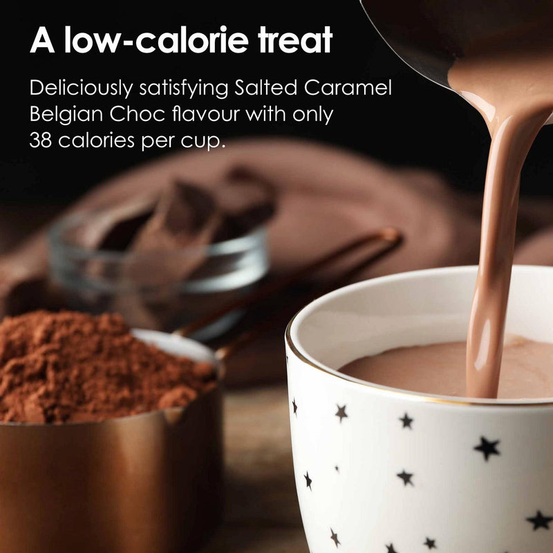Options hot chocolate salted caramel 220g, imported from the UK