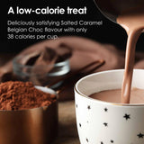 Options hot chocolate salted caramel 220g, imported from the UK