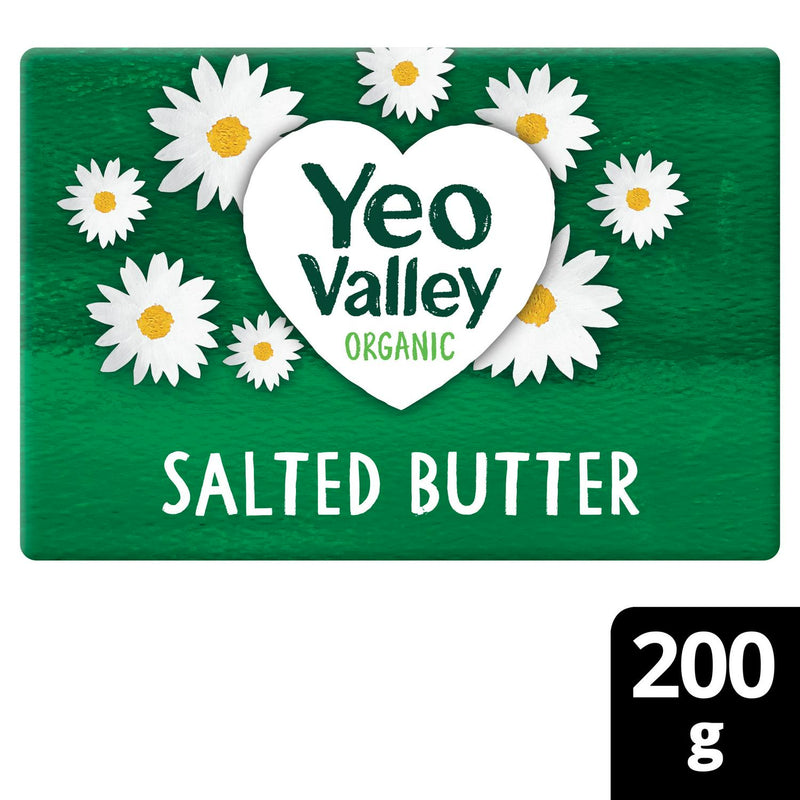 Yeo Valley Organic Salted Butter 200g (British brand)