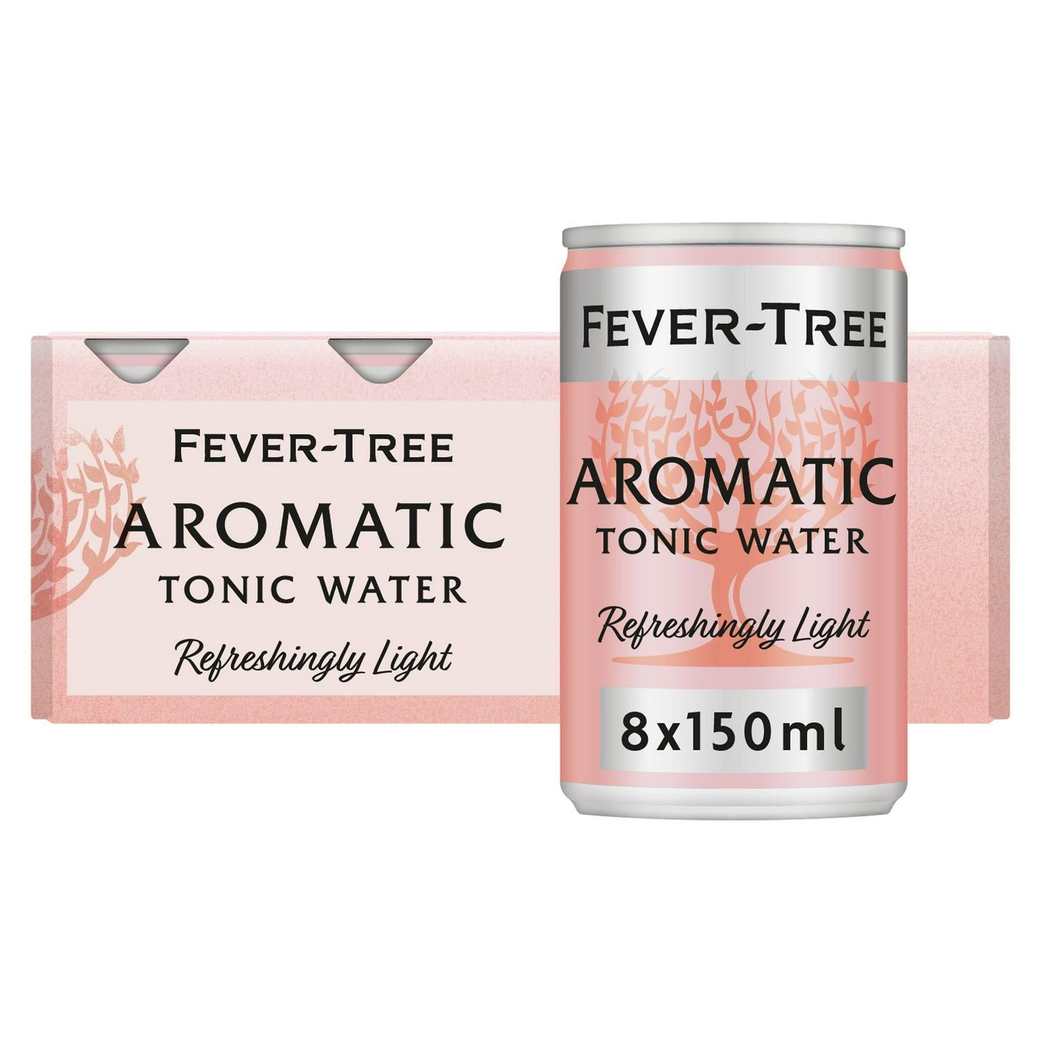 Fever-Tree Refreshingly Light Aromatic Tonic Water 8x150ml (British brand)