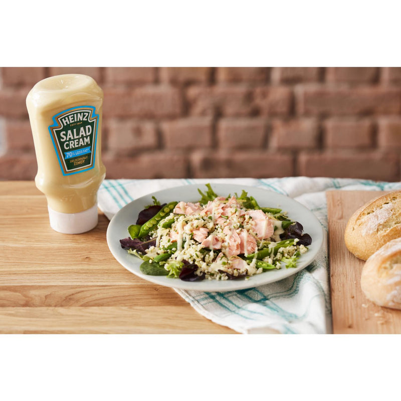 Heinz Extra Light Salad Cream 435g in Plastic Bottle, UK version