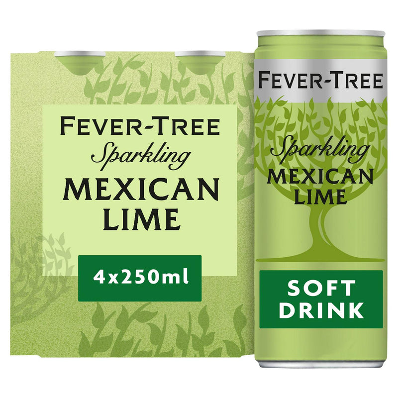 Fever-Tree Sparkling Mexican Lime 4x250ml - British product