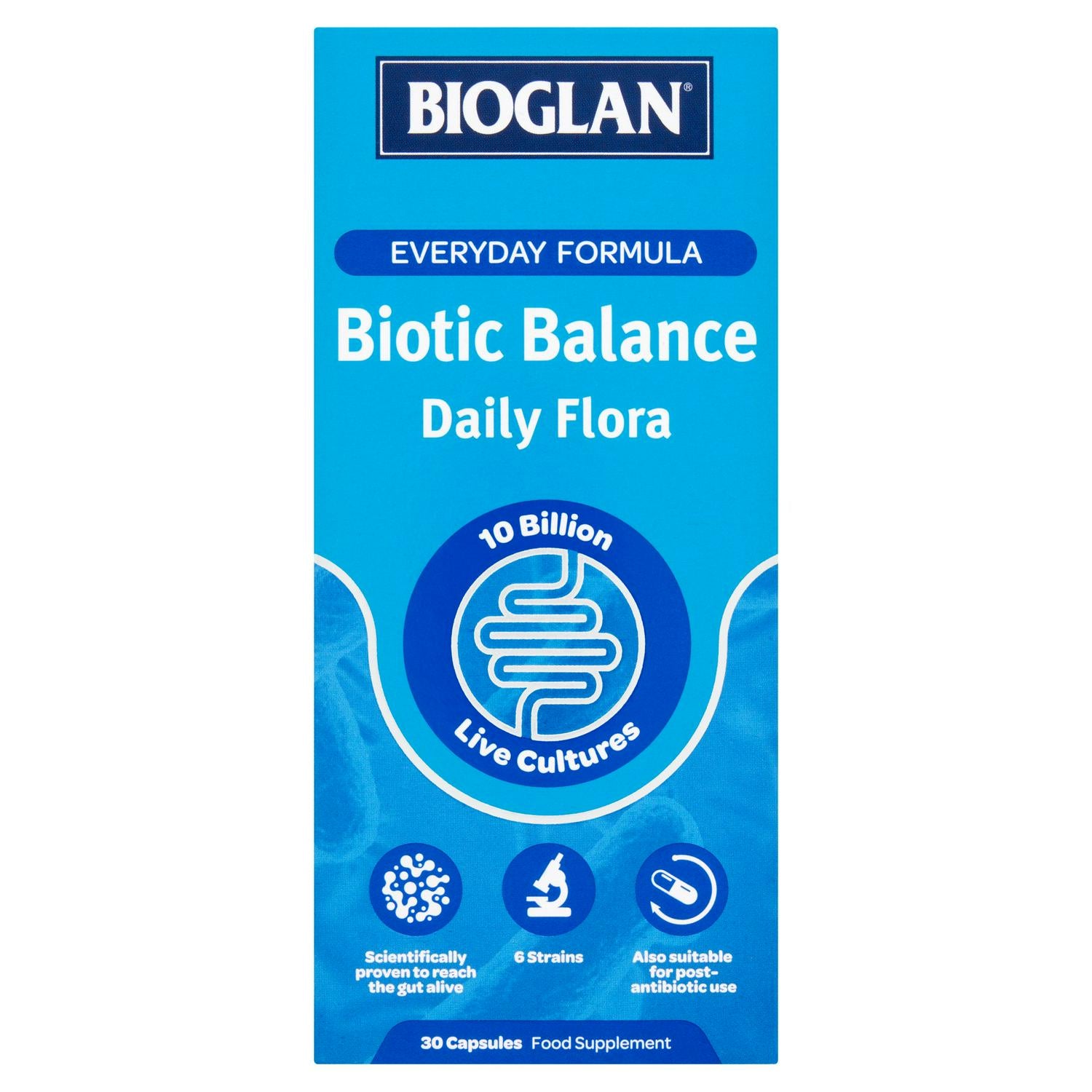 Bioglan Daily Formula Biotic Balance Probiotic Capsules 30 - British product