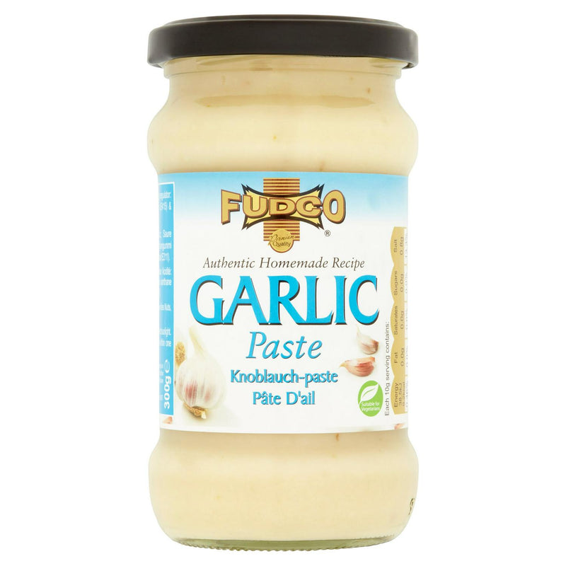 Fudco premium quality garlic paste container 300g - British product