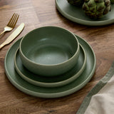 Habitat Nona green stoneware side plate 21cm, UK version