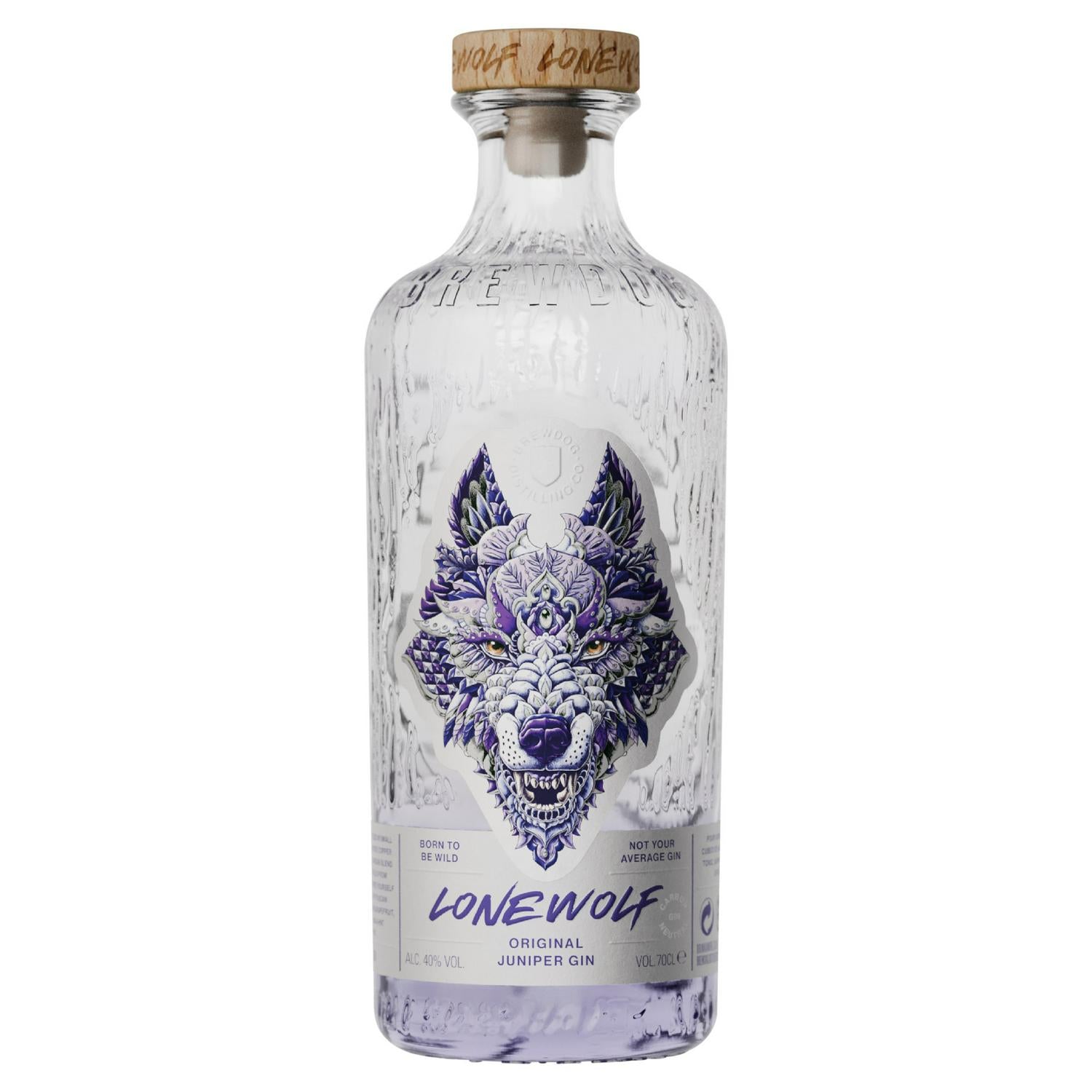 Lone Wolf Original Juniper Gin 70cl