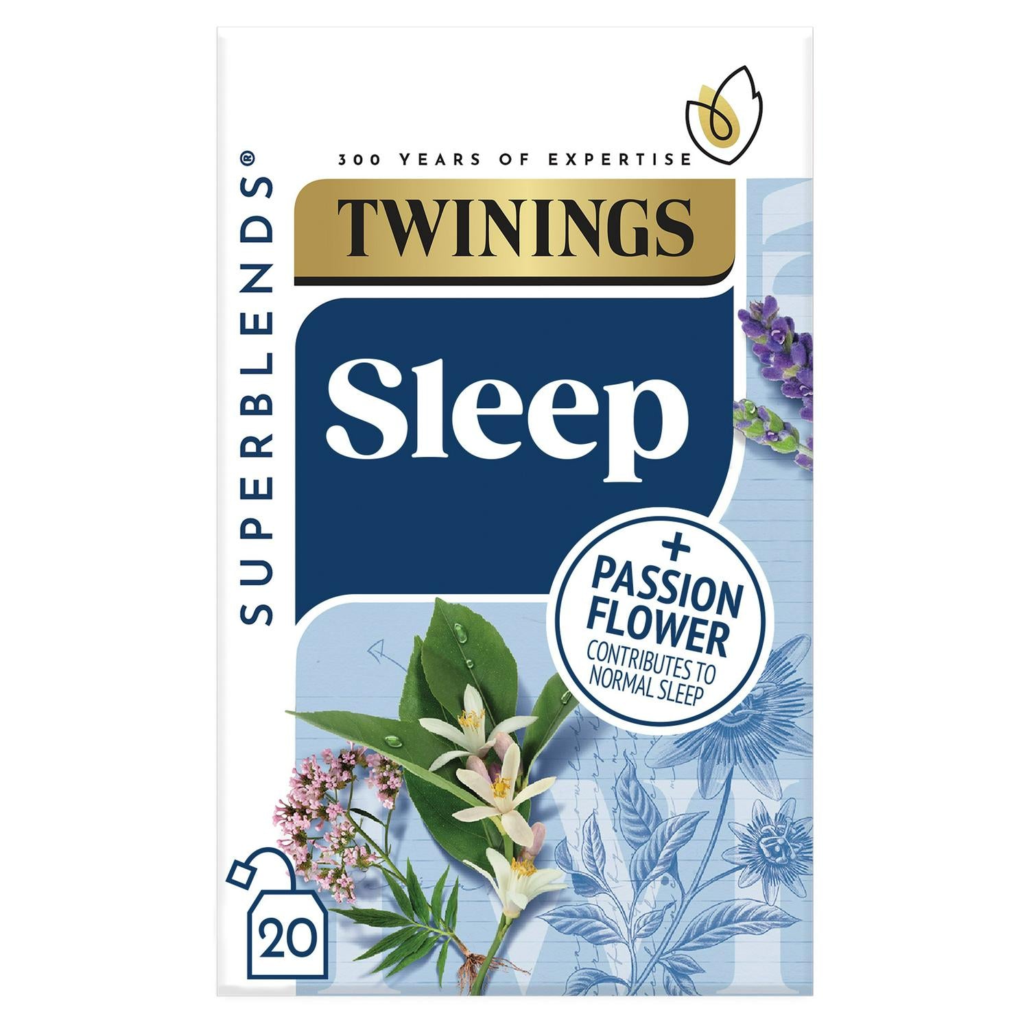 Twinings Herbal tea Sleep Valerian and Orange Blossom x20, imported from the UK