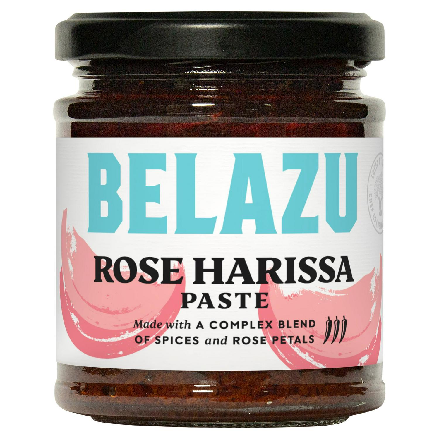 Belazu Rose Harissa Paste with Rose Petals 170g - British product