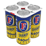 Fosters Proper Lager Shandy Beer Can 4x440ml - British product