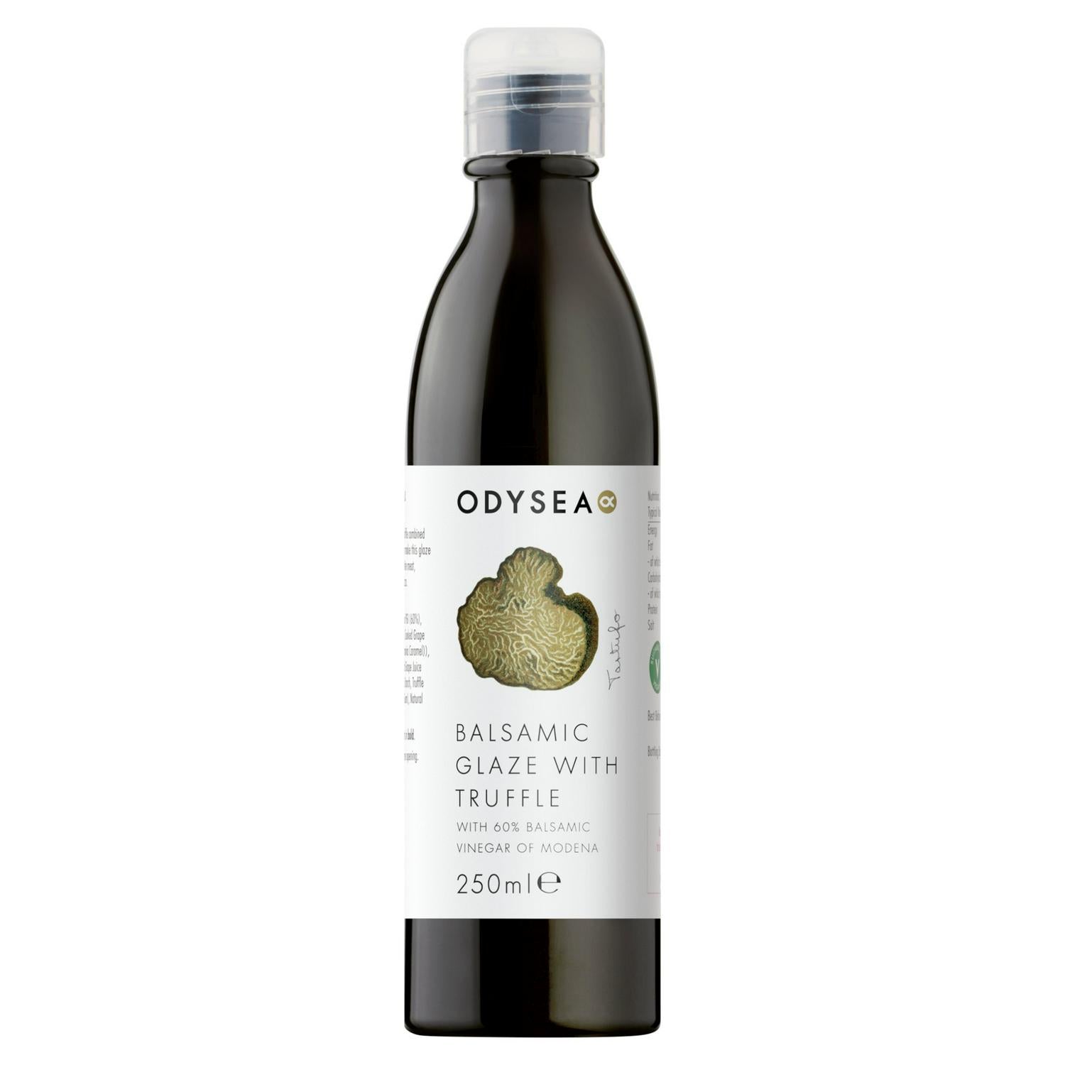 Odysea Balsamic Glaze with Truffle 250ml, imported from the UK