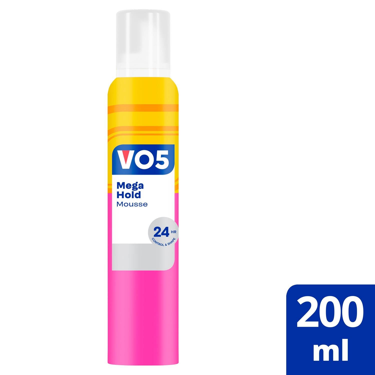 VO5 mega hold hair mousse 200ml (British brand)