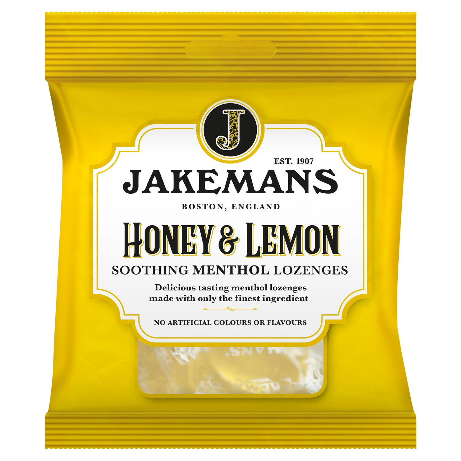 Jakemans honey and lemon lozenges 73g, UK version