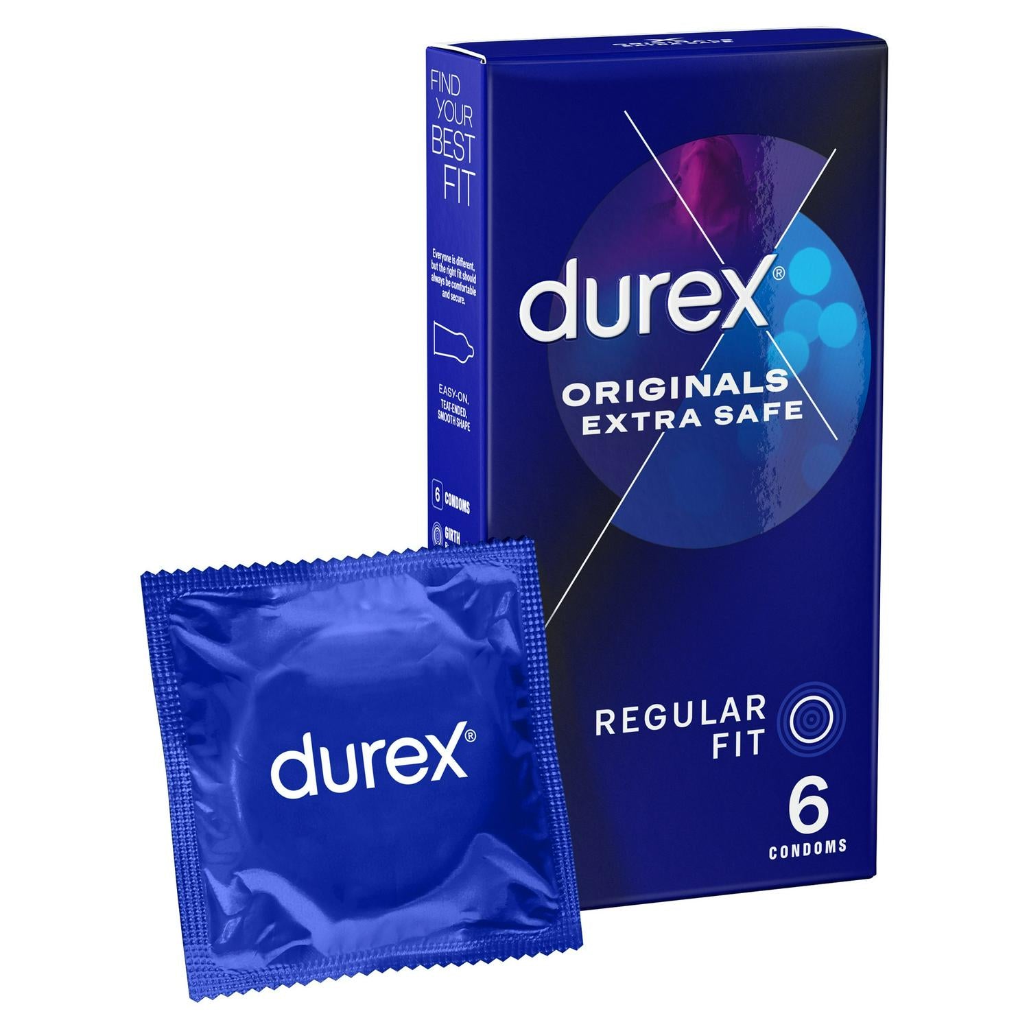 Durex Originals Extra Safe condoms 6 pack - British product