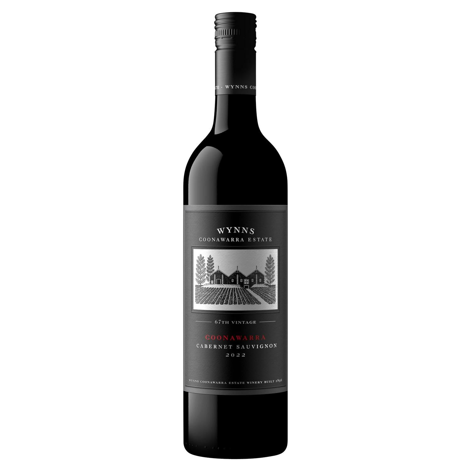 Wynns red wine Cabernet Sauvignon 75cl (British brand)
