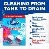 Bloo In Cistern Toilet Blocks Flowers 2x50g