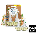 Glade Electric Scented Plug In Twin Refill Sandalwood & Jasmine 2x20ml