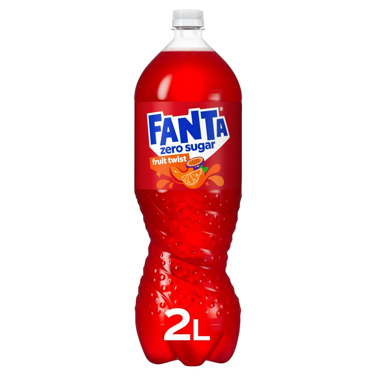 Fanta Fruit Twist Zero soft drink 2L - British product