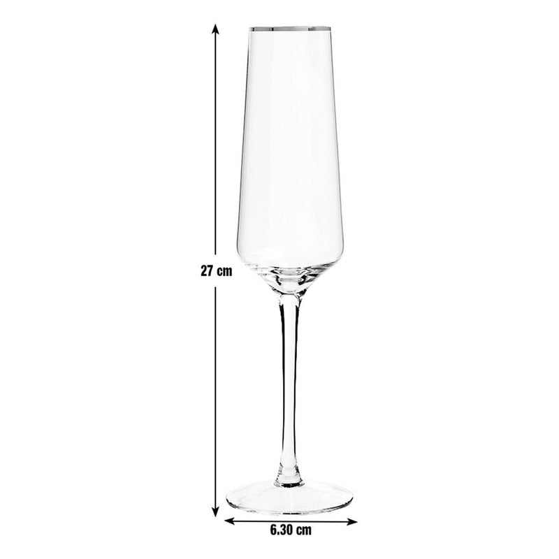 Habitat gold rim prosecco champagne flute, UK version