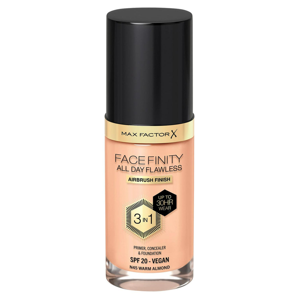 Max Factor Warm Almond foundation 30ml, imported from the UK