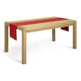 Habitat Ribbed Cotton Table Runner - Red
