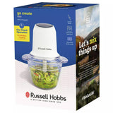 Russell Hobbs Go Create White Mini Chopper 500ml, imported from the UK