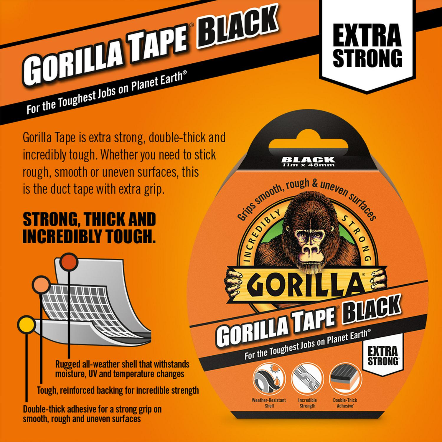 Gorilla Tape - Black
