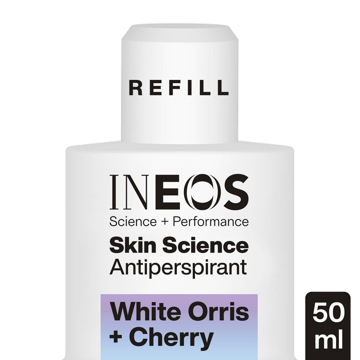 White Orris and Cherry Scented Antiperspirant Roll-On Deodorant Refill, 50ml