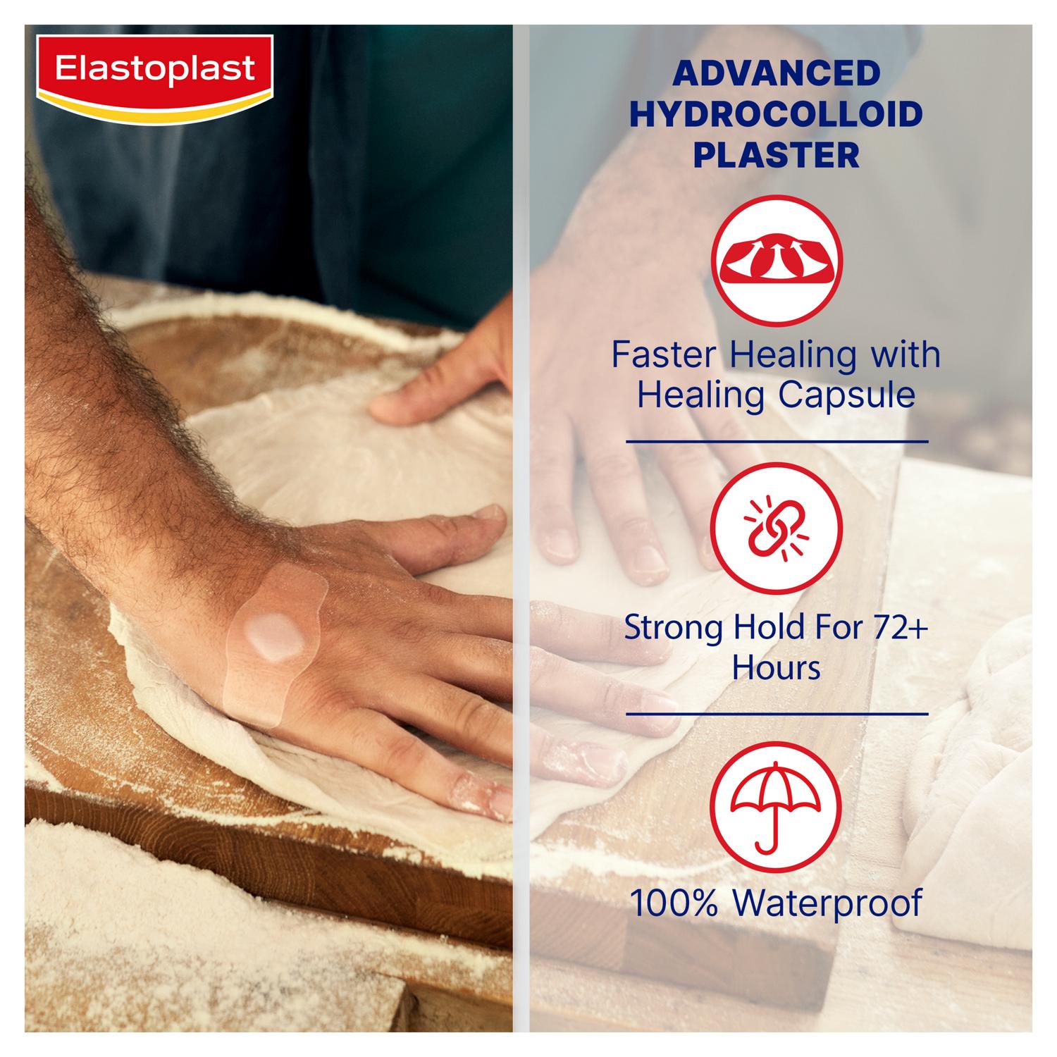 Elastoplast second skin faster healing plasters 6 pack - British product