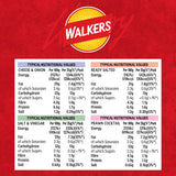 Walkers Classic Variety Multipack Crisps 12x25g (British brand)
