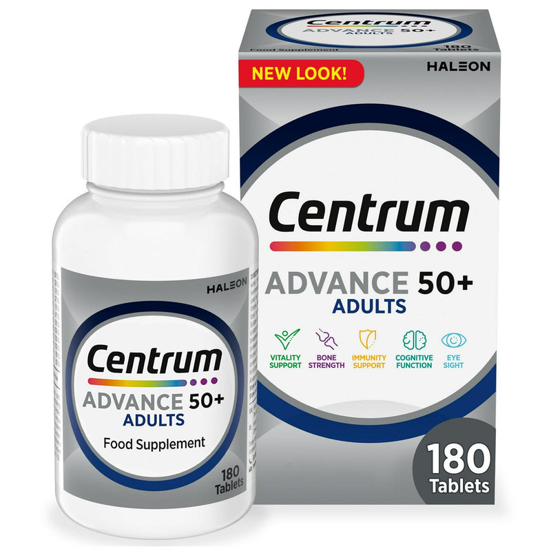 Centrum Advance 50+ Multivitamin Tablets 180 - British product