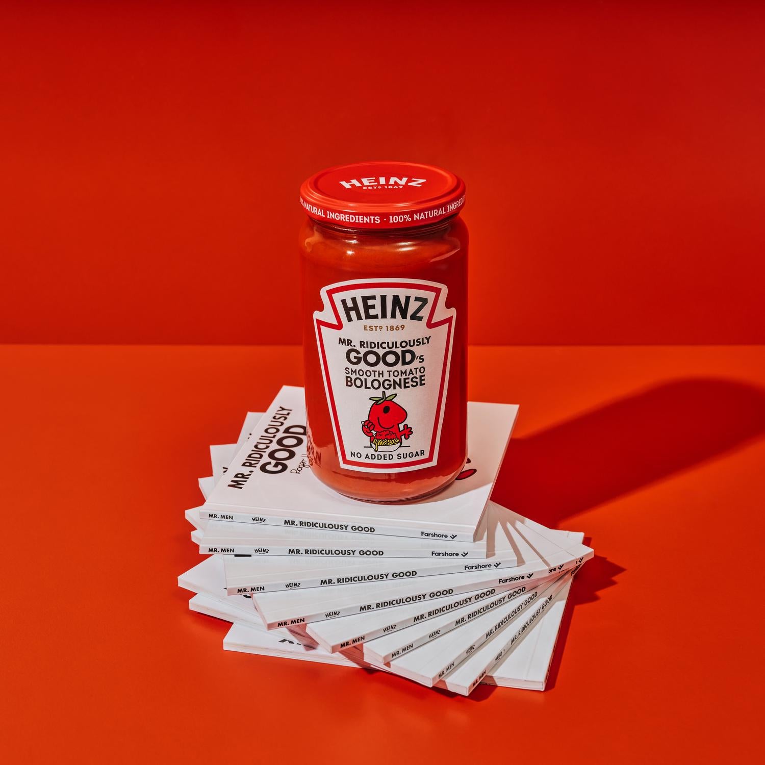 Heinz Mr Ridiculously Good smooth bolognese sauce 490g, UK version