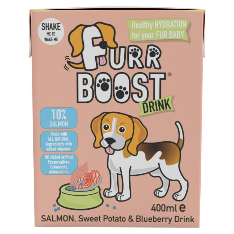 Furr Boost salmon dog drink 400ml - British product