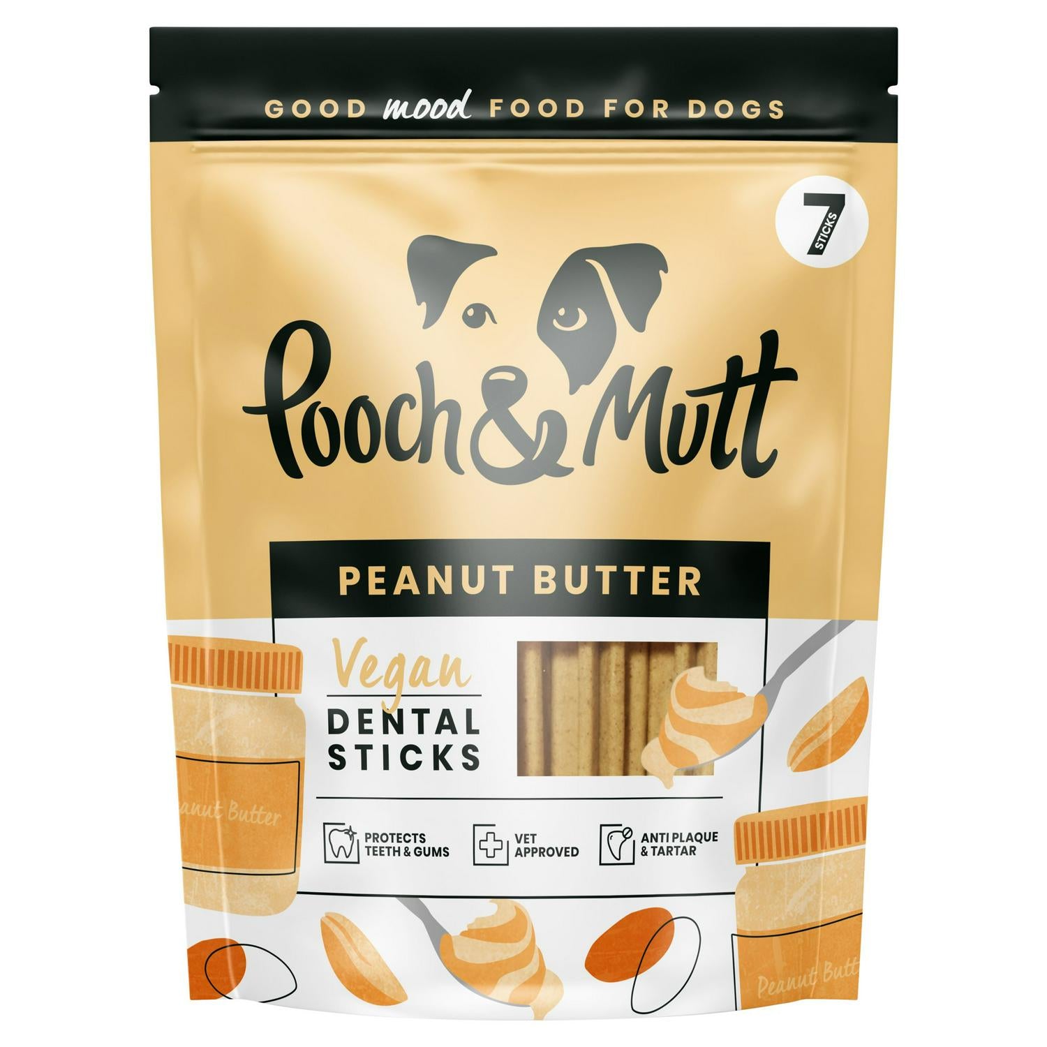 Pooch & Mutt dental sticks peanut butter 251g (British brand)