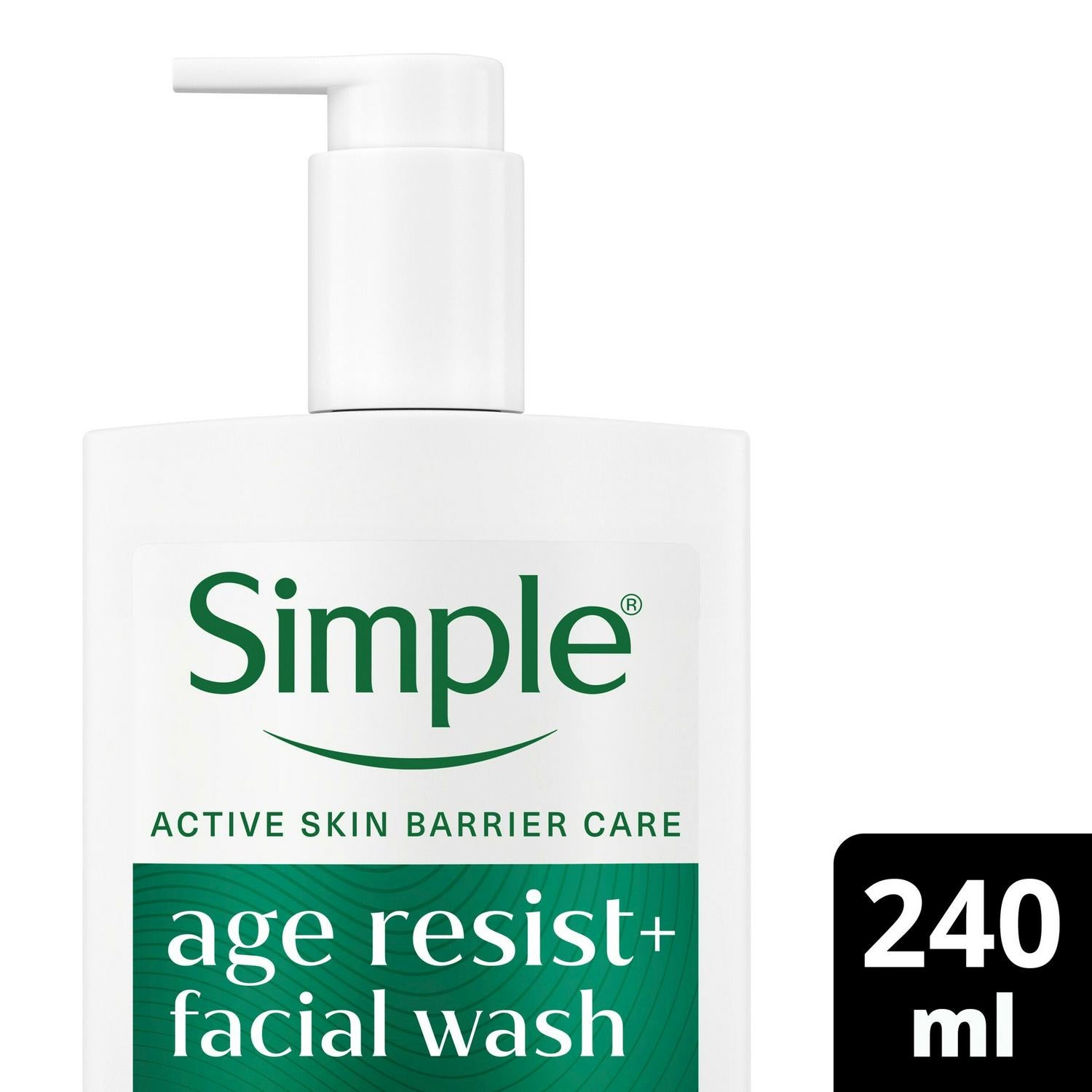 Simple Facial Cleanser Age Resist+ 240ml (British brand)