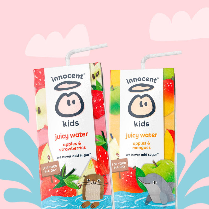 Innocent Kids Juicy Water Apple Mango 600ml , imported from the UK