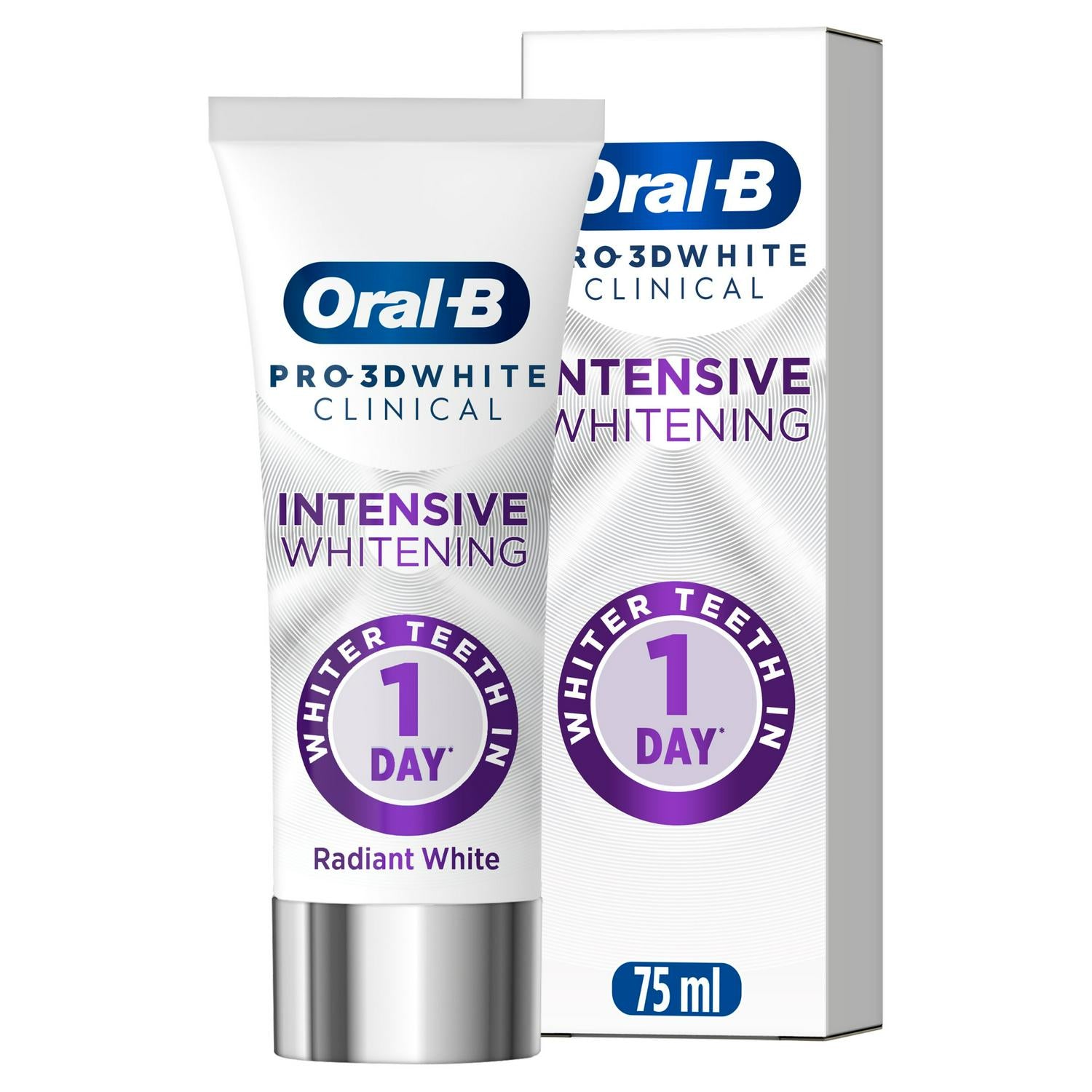 Oral-B Pro 3D White Clinical Radiant Toothpaste 75ml
