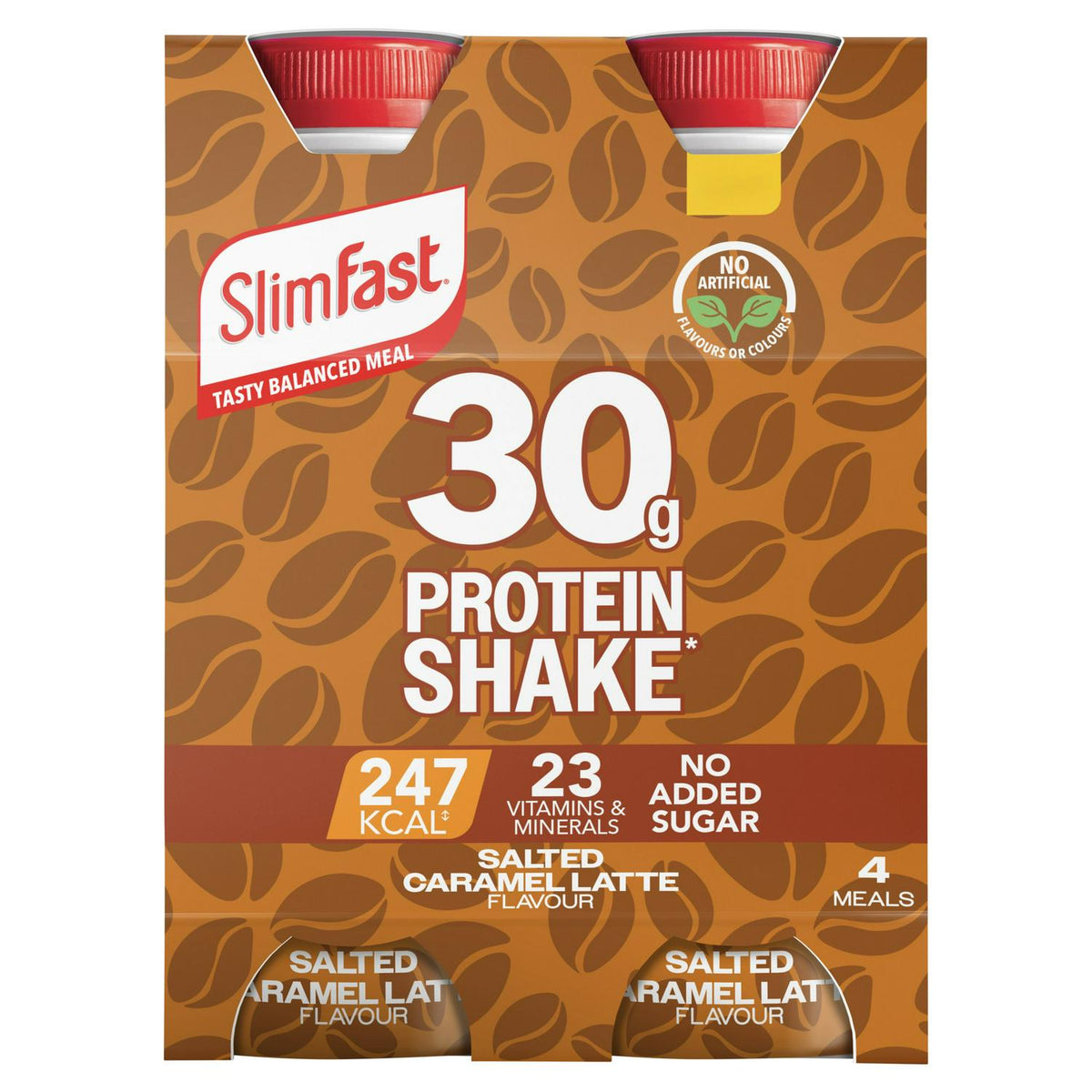 Salted Caramel Latte Flavour High Protein Meal Replacement Shake 4 x 325ml
