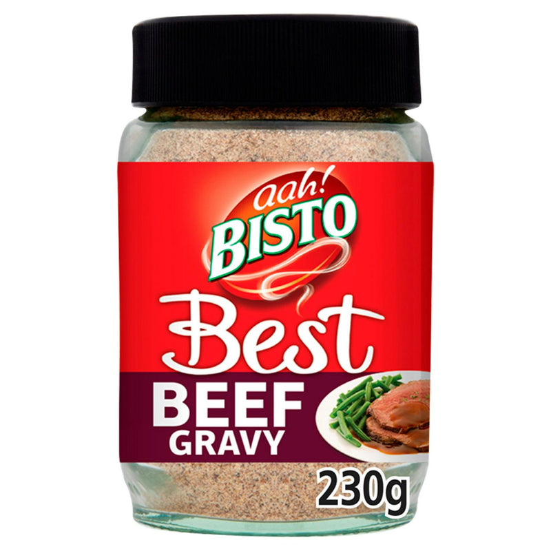 Bisto beef gravy granules 230g container imported from UK - British product