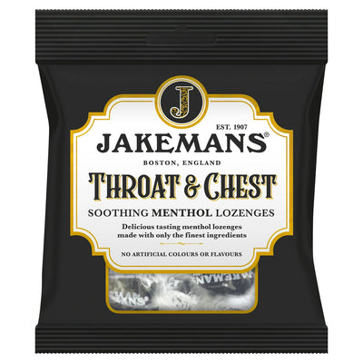 Jakemans Hals & Bryst Lindrende Mentol Pastiller 73g