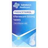 Sainsbury's Healthcare paracetamol effervescent tablets 500mg 24 pack (British brand)