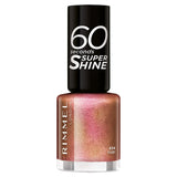 Rimmel 60 Seconds Glitter Nail Polish Gold 8ml
