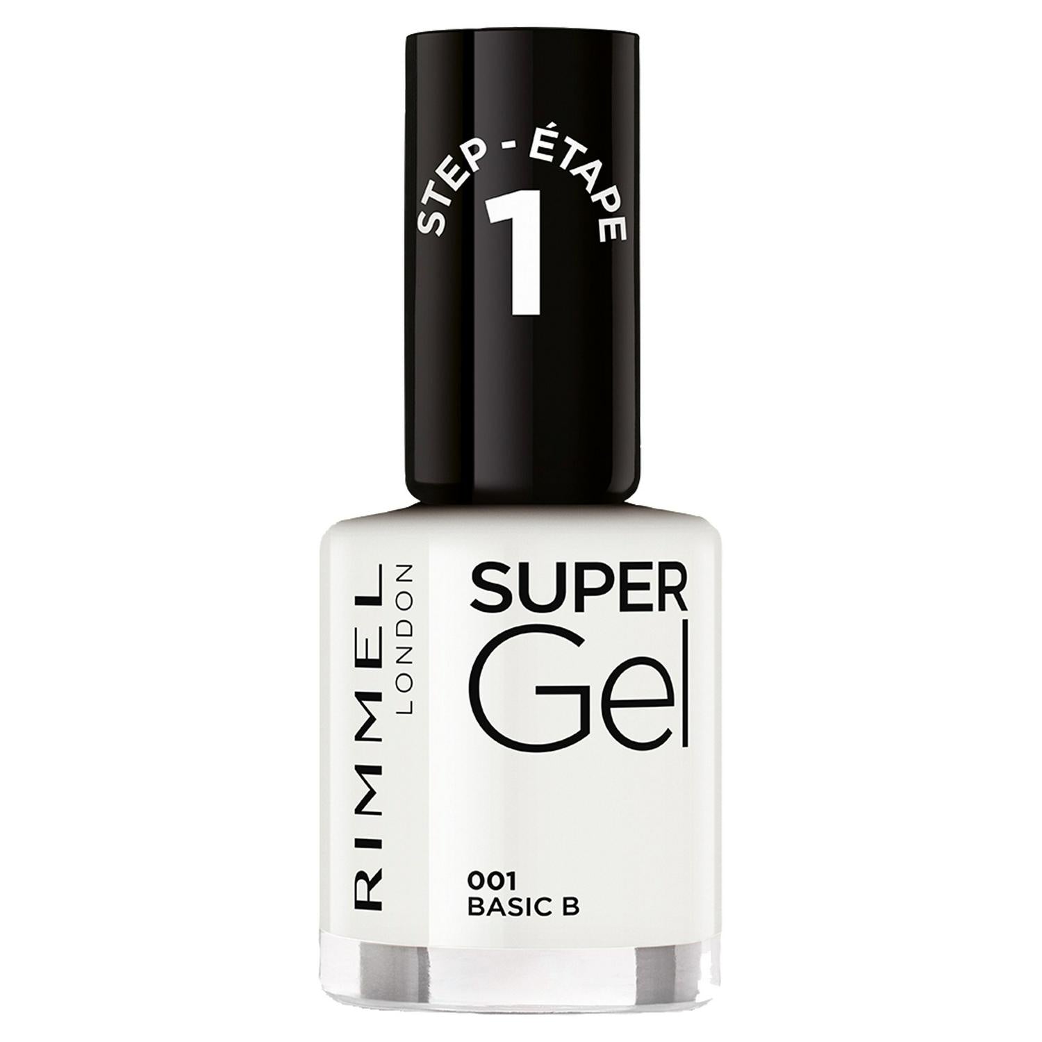 Rimmel London Super Gel Nail Polish Basic, imported from the UK