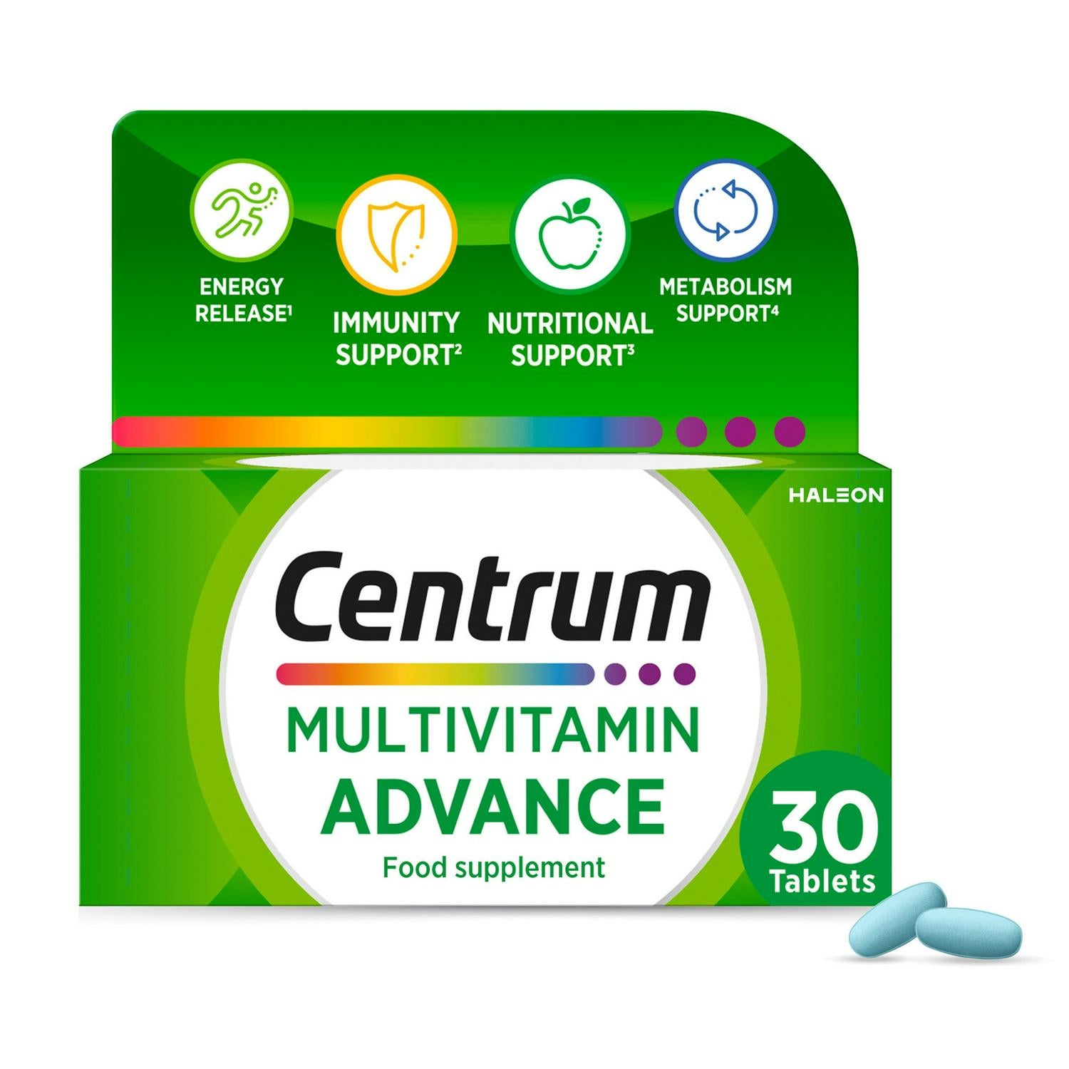 Centrum Advance Multivitamin Tablets 30 pack - British product