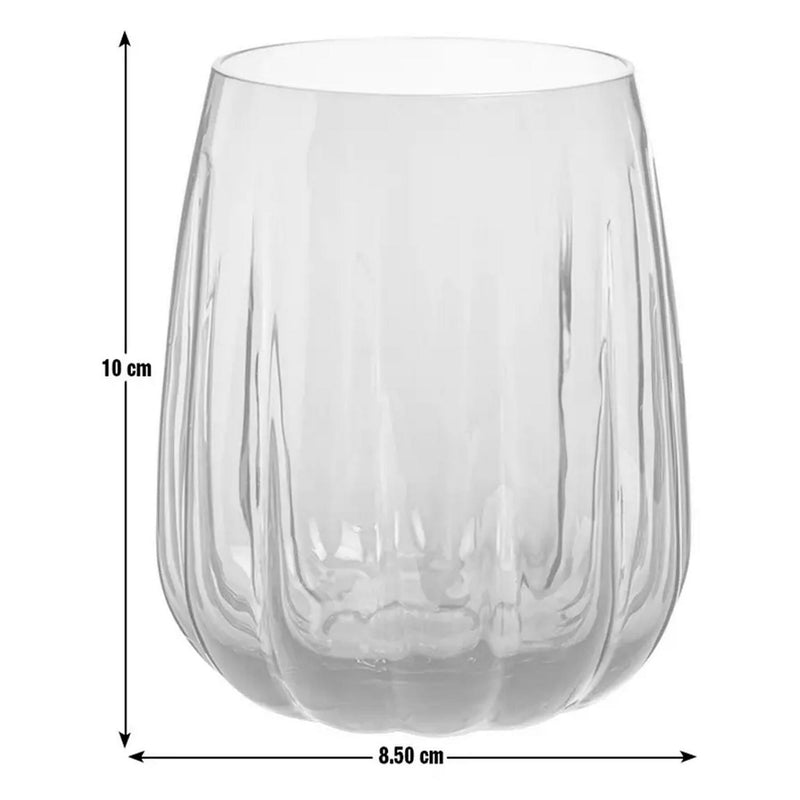 Habitat Teal Japonica Tumbler Glass 350ml, UK version