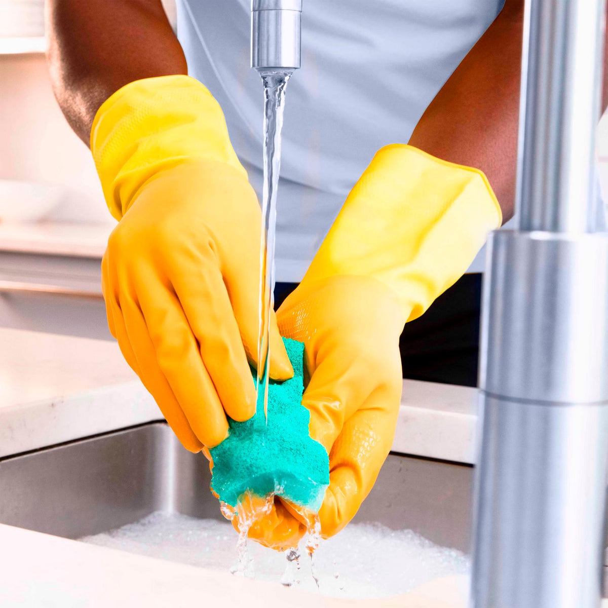 Marigold kitchen gloves large, imported from the UK