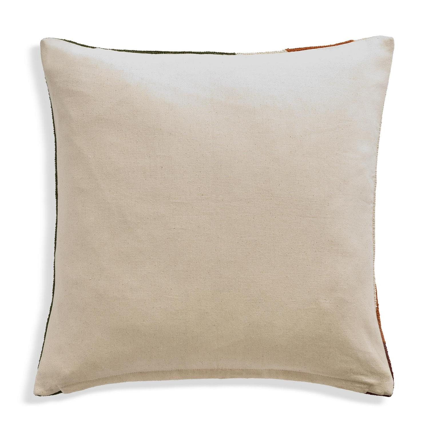 Habitat cushion autumn abstract crewel pattern 43cm, UK version