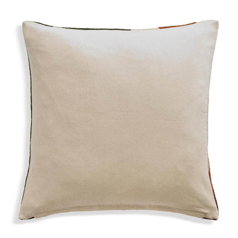 Habitat cushion autumn abstract crewel pattern 43cm, UK version