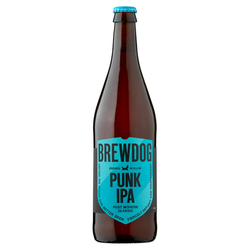 BrewDog Punk IPA 660ml bottle of Scottish pale ale - British product