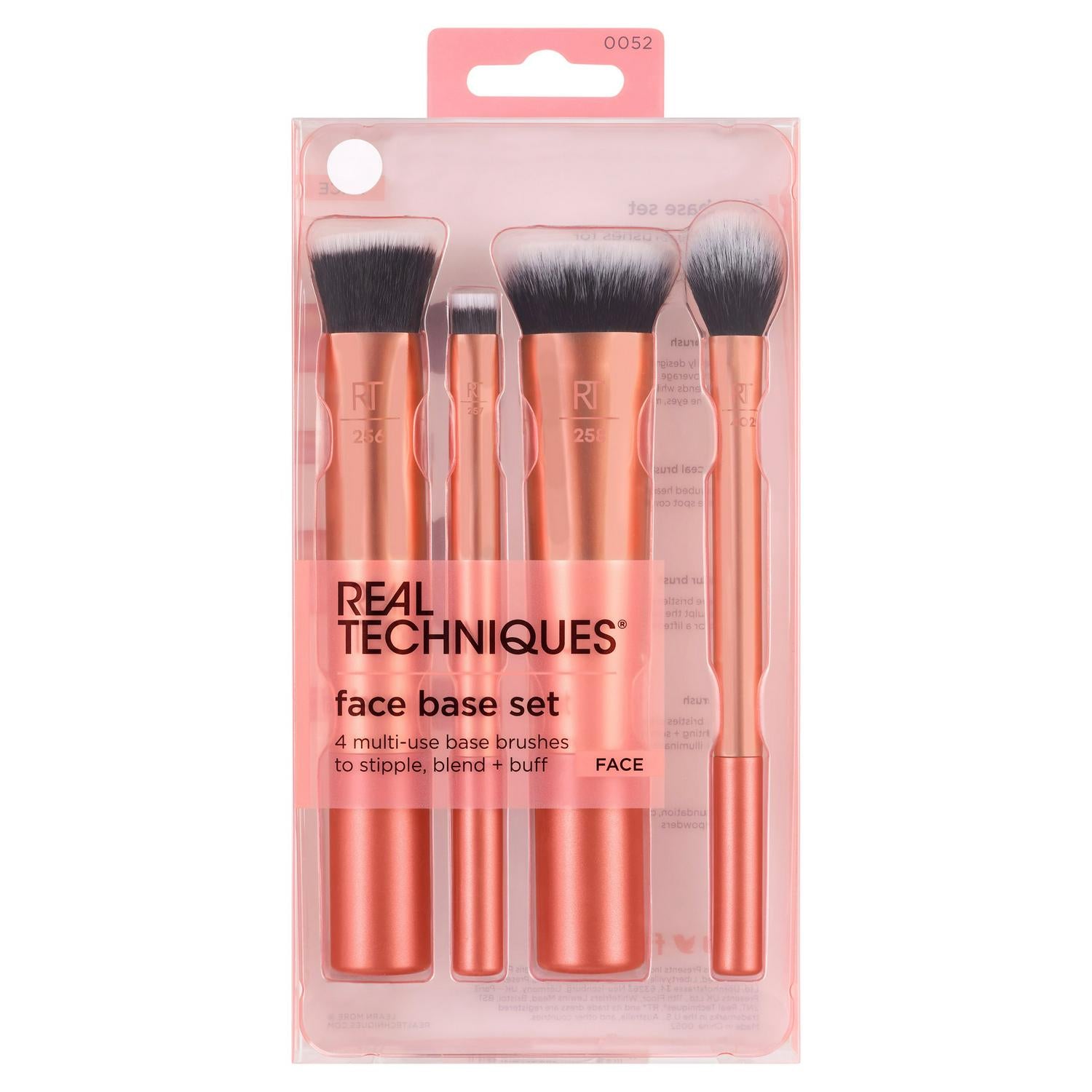 Real Techniques Face Base Set 4 Piece Brush, imported from the UK